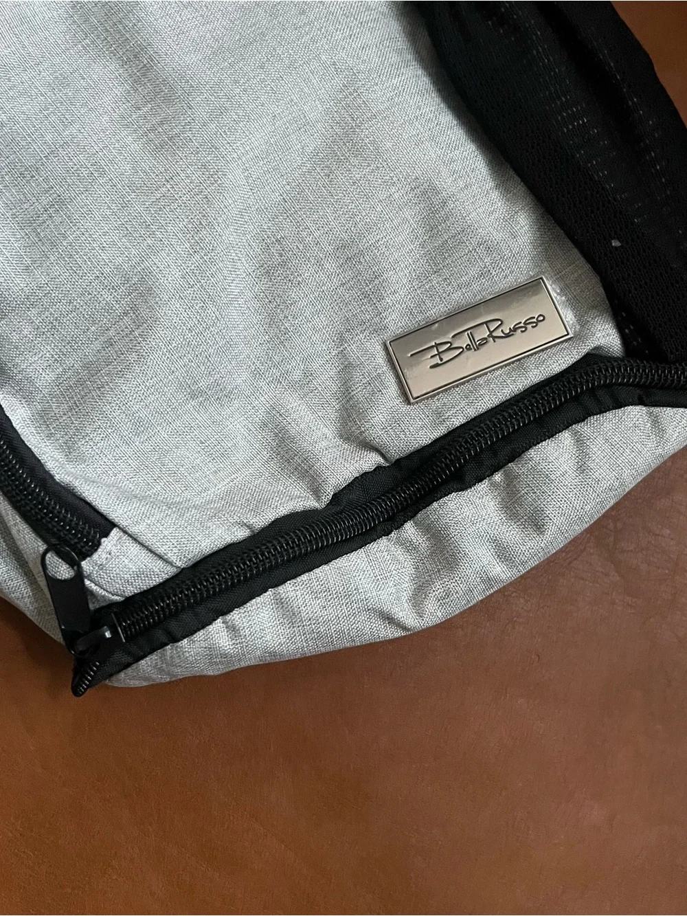 Bella Russo heather gray Light Gray Casual Crossbody Sling Bag Backpack NWT